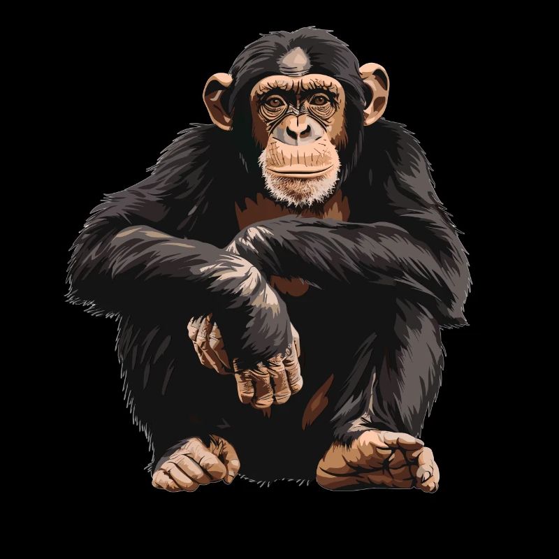 Chimpanzee Schimpansen Schimpanse