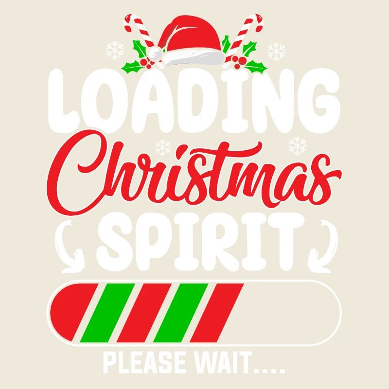 Loading Christmas Spirit Please Wait.... Santa Hol