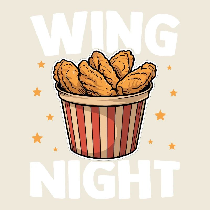 Funny Wing Night Chicken Wings Crispy Wings