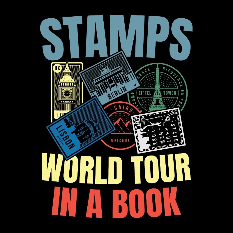 Stamps World Tour in a Book