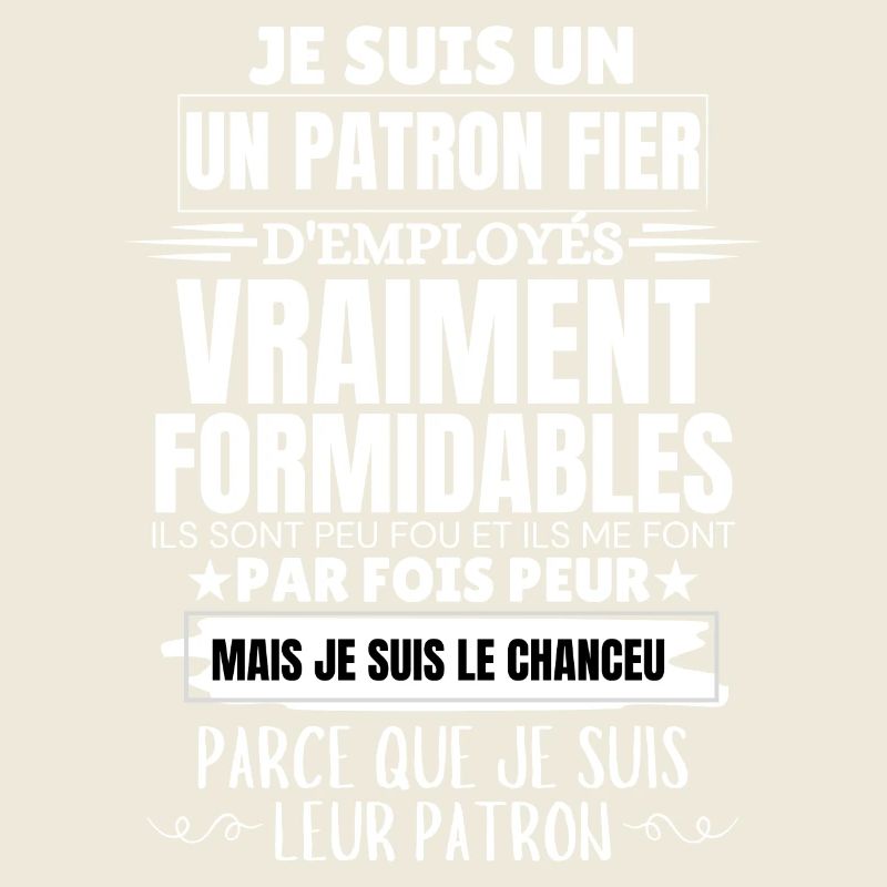 Ich bin stolzer Chef der Mitarbeiter