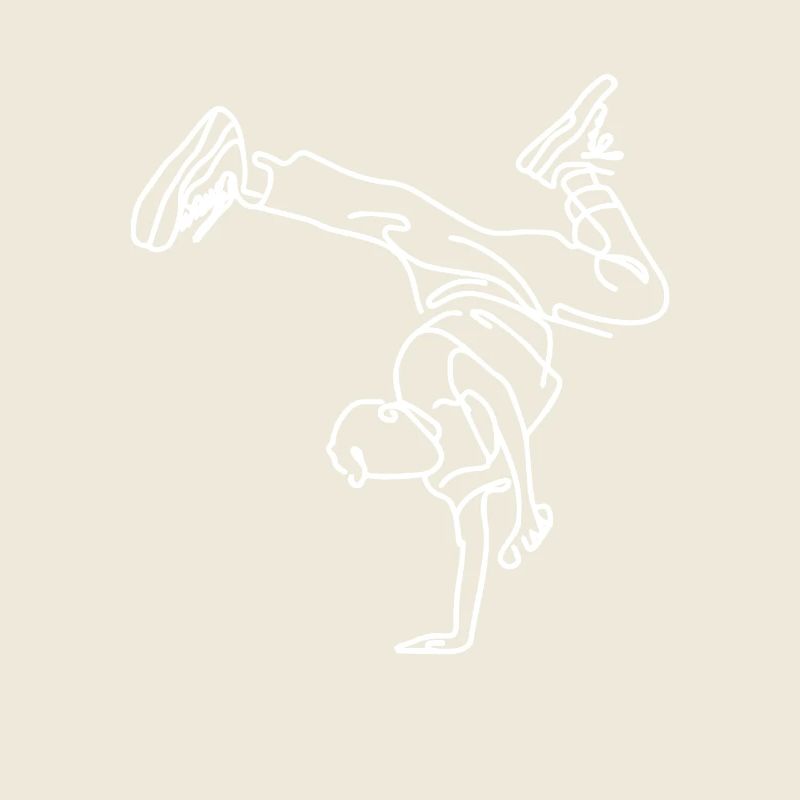 Breakdance Boy Drawing