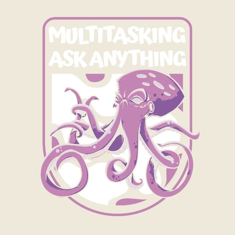 Multitasking Ask Anything Kopffüßer-Oktopoden