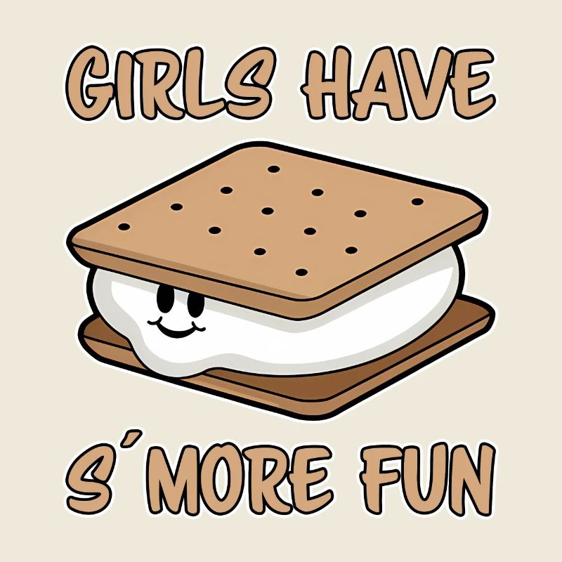 S ́More Saying Marshmallow Camping S ́More Gift