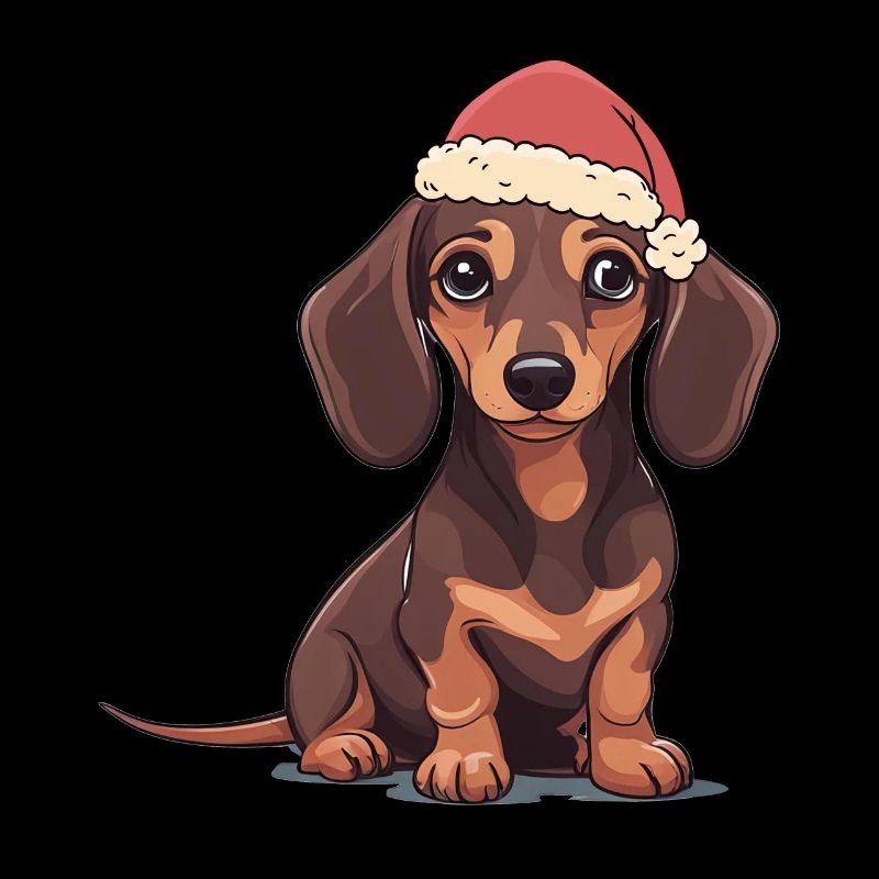 Dackel Hund Nikolaus Weihnachtsmann Hunde