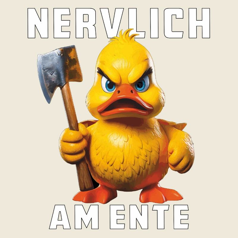 HACHETTE DE CANARD NERVEUSEMENT SUR LE CANARD