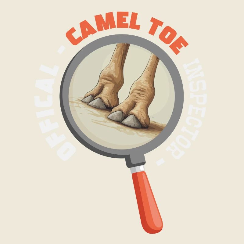 Official Camel Toe Inspector Funny Saying