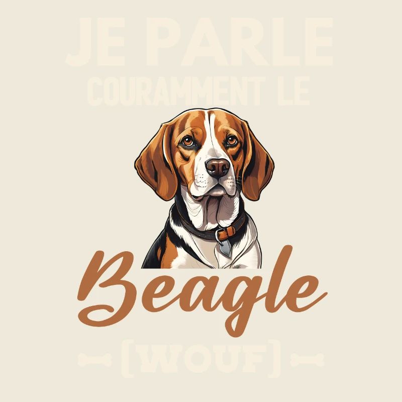 Je parle couramment le beagle wouf