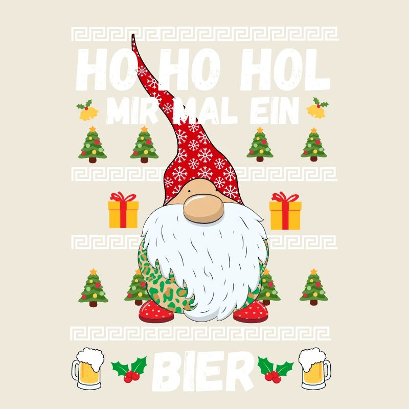 Weihnachten Wichtel Bier Alkohol Geschenk Lustig