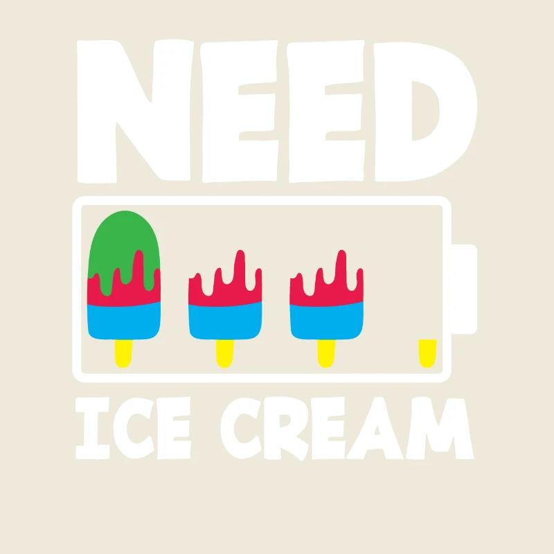 Eiscreme Liebhaber Brauchen Eis