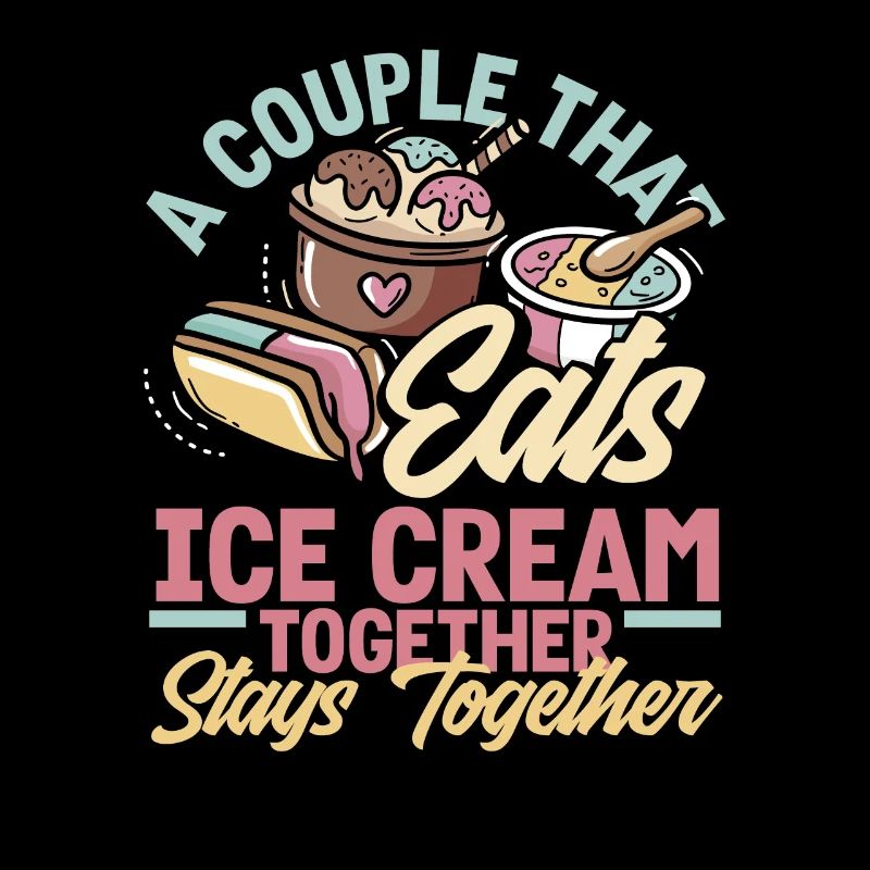 Couples d’amateurs de glaces profitant ensemble