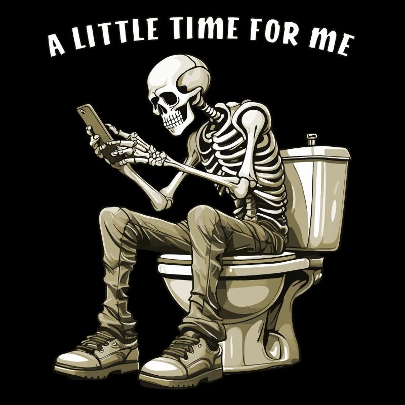 TOILETTE SQUELETTE UN PEU DE TEMPS POUR MOI