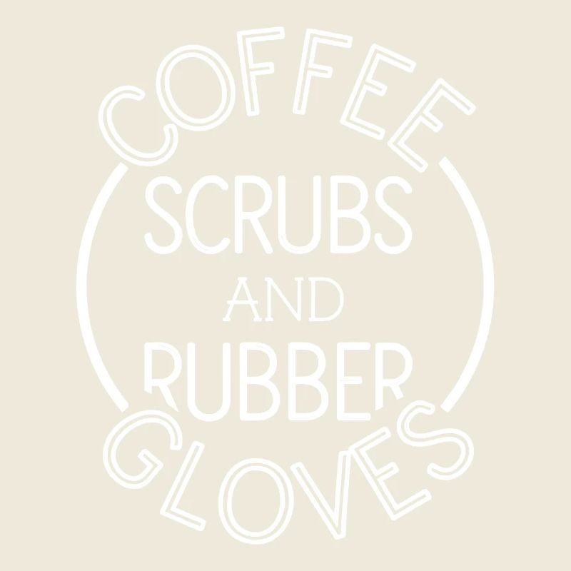 Kaffee-Peelings Und Gummihandschuhe Krankenschwestern