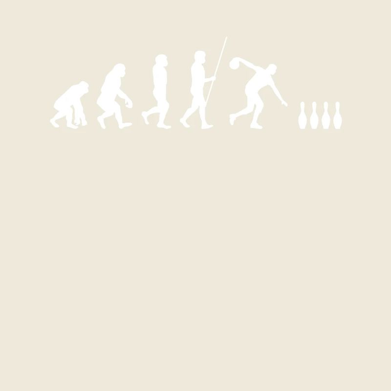 Evolution Des Menschen Zum Kegeln