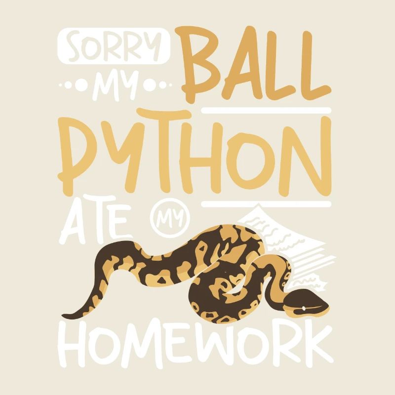 Désolé, mon python royal a mangé mes devoirs