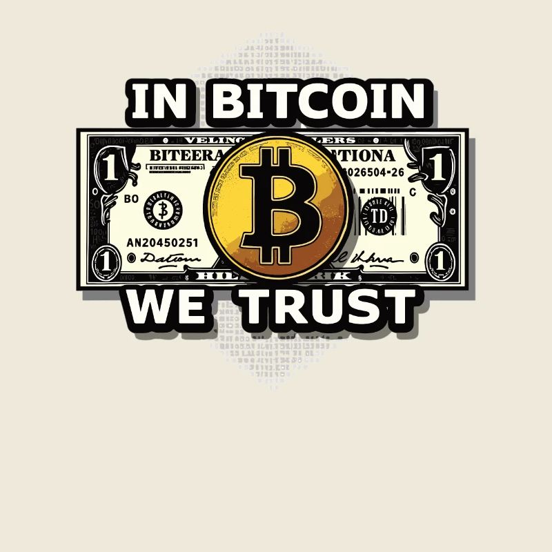 In Bitcoin We Trust Kryptowährung Btc Bitcoin