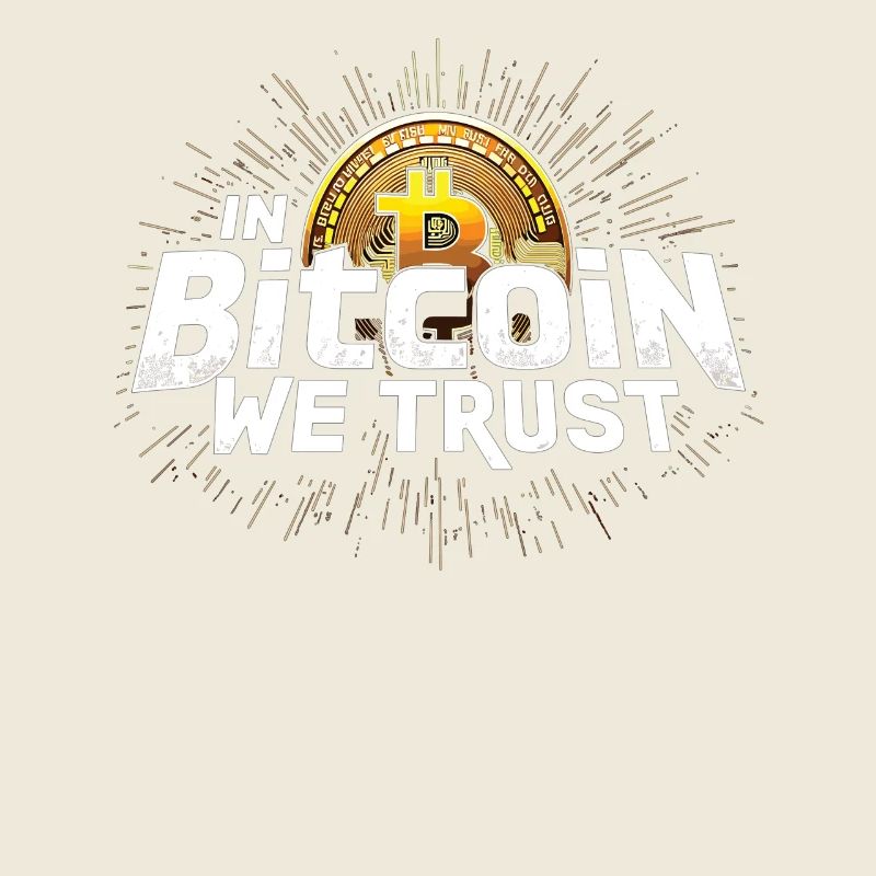 In Bitcoin We Trust Kryptowährung Btc Bitcoin