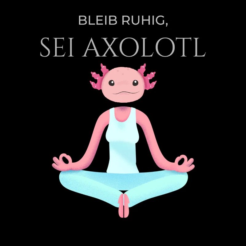 Bleib ruhig, sei Axolotl
