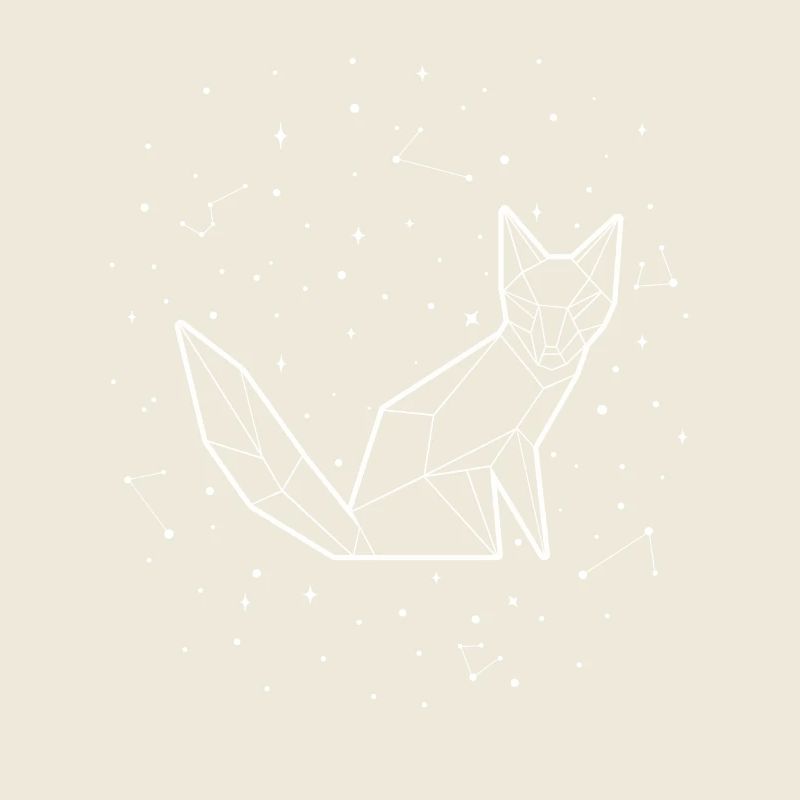 Sternbild Fox Constellation Red Fox Canidae