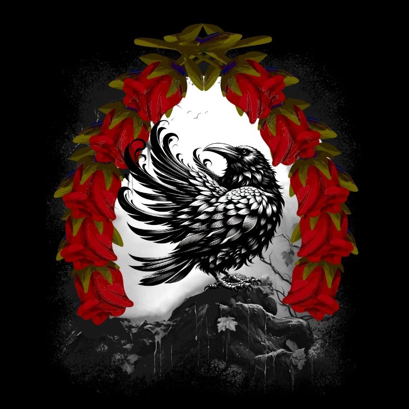 Märchenfigur Rabe Krähe Raben Krähen Märchen