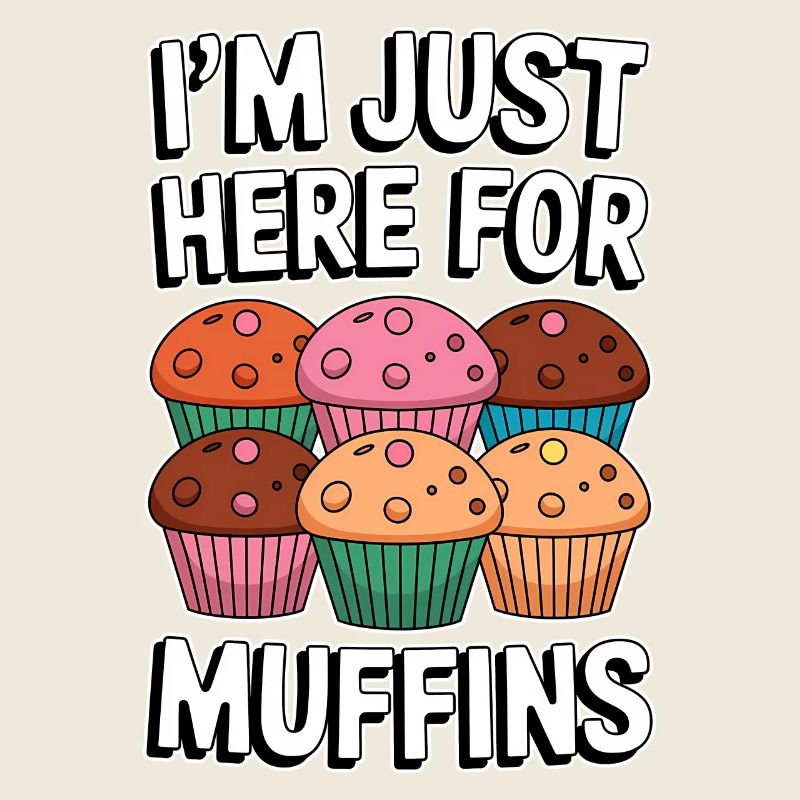 Muffin Disant Muffins Drôle Muffins Cadeau