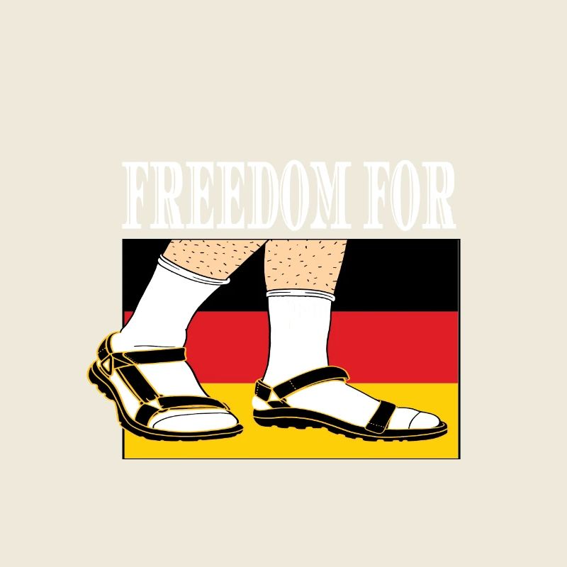 White Socks In Sandals Basic Right Germany