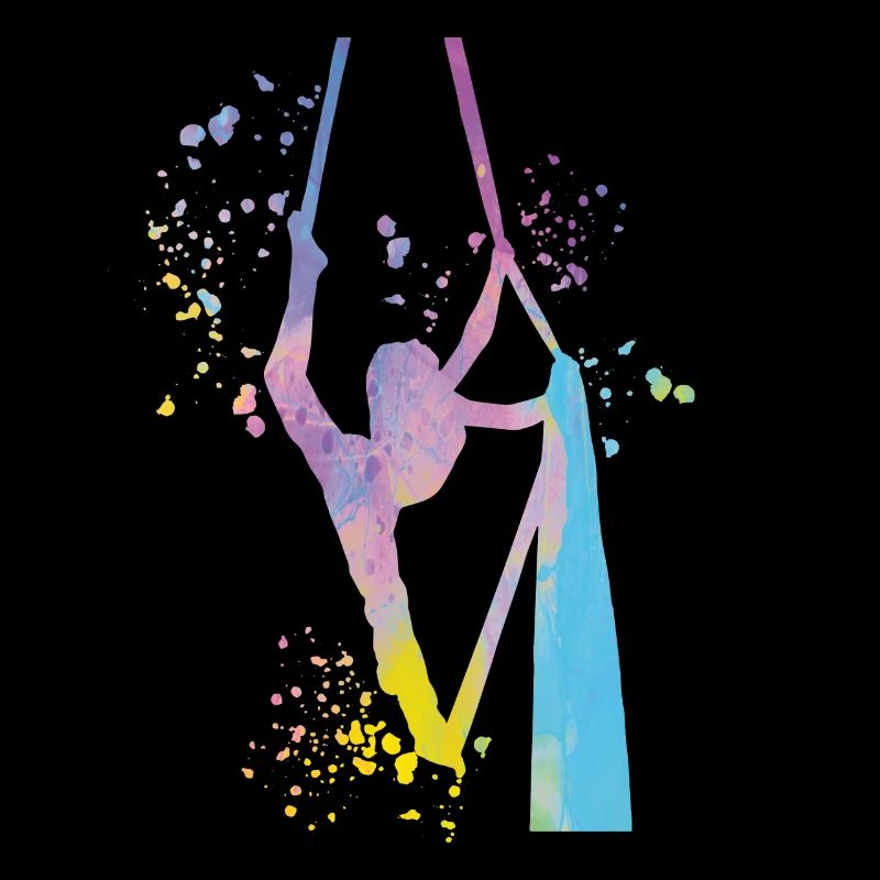 Vertical Cloth Aerial Acrobatics Aerial Silk