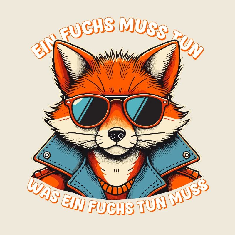 Fox Smart Lunettes de soleil intelligentes Cool Funny Forest
