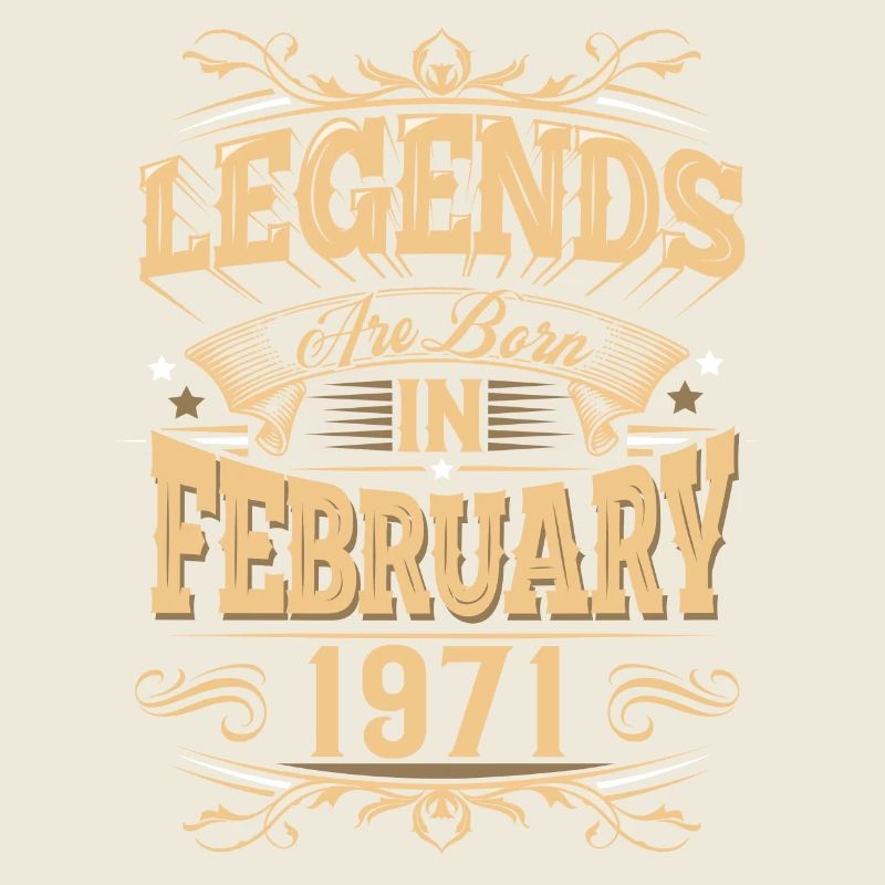 February 1971 Birthday Legend