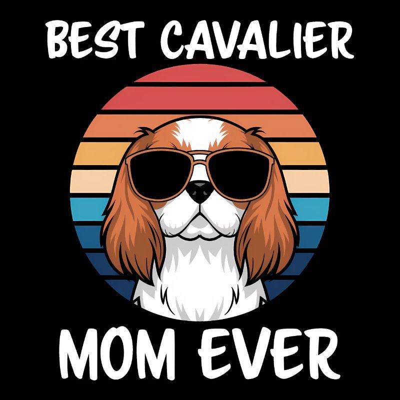 Cavalier King Charles Spaniel Disant Maman Cadeau
