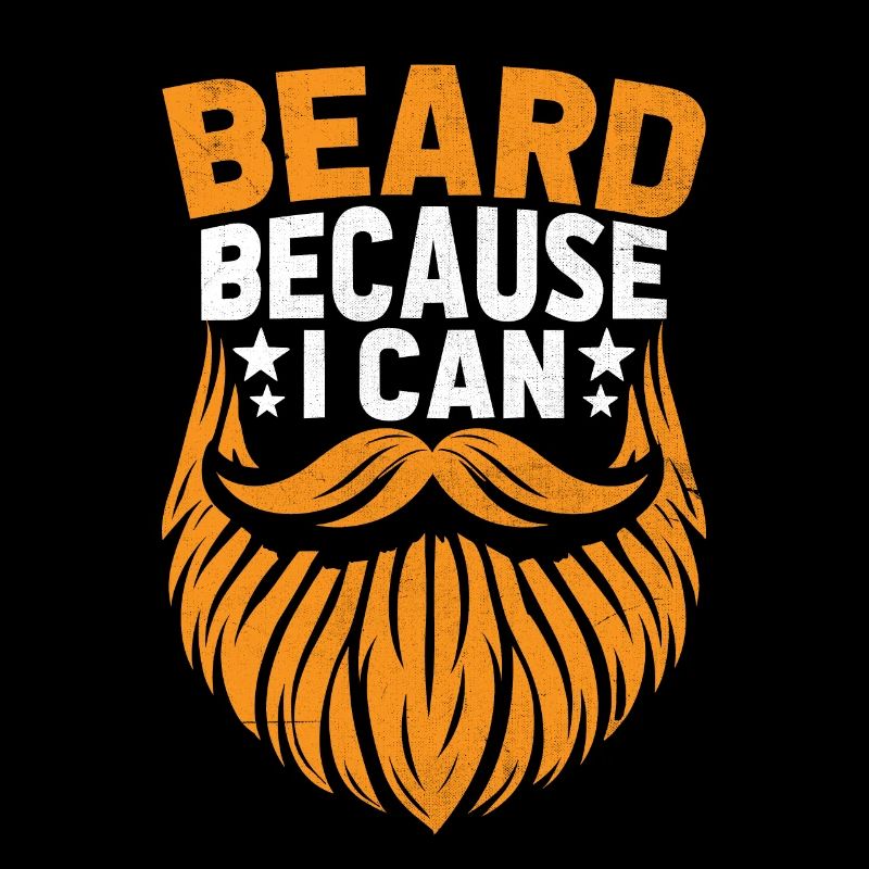 Bart, weil ich Gesichtsbehaarung Bärte Mann kann