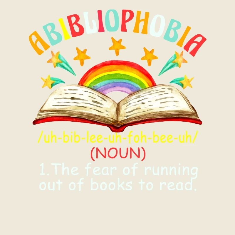 Abibliophobia Bookworm Reading Books