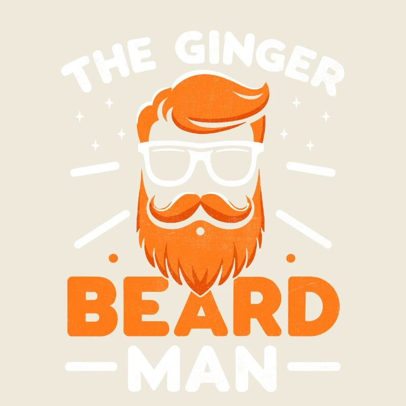 Der Ingwer Bart Mann Bärtig Gesichtsbehaarung Bärte