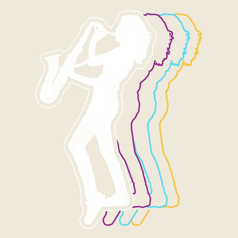 Saxophone Retro Vintage