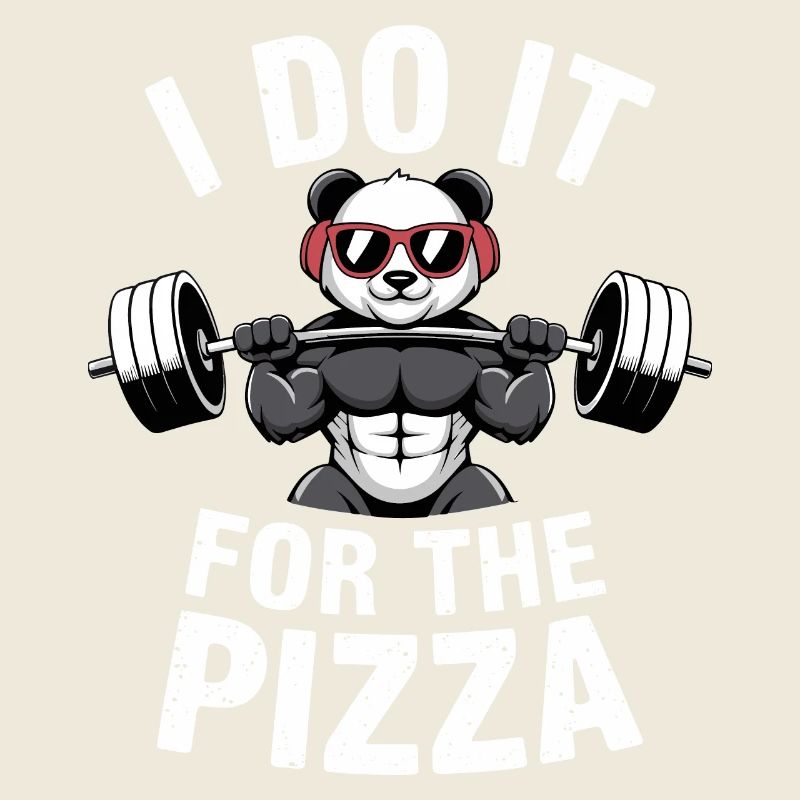 Je le fais pour le bodybuilder Pizza Barbell