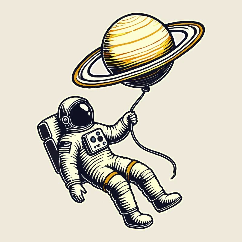 Flotter avec Saturne – Conception d’un ballon astronaute