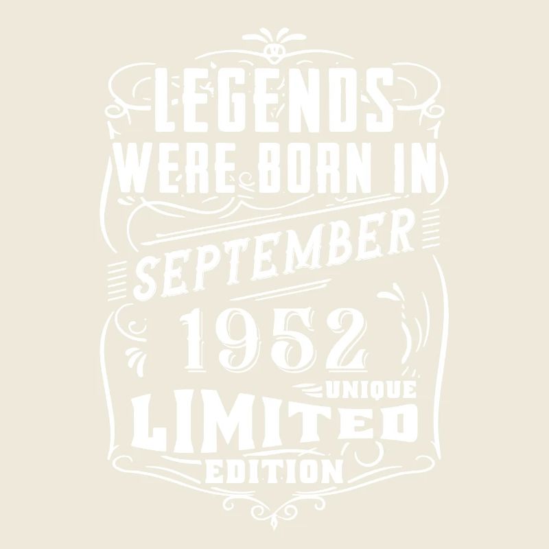 Anniversaire Septembre 1952 Edition Limitée Légende