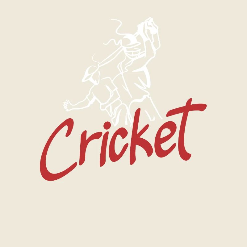 Illustration graphique de joueur de cricket