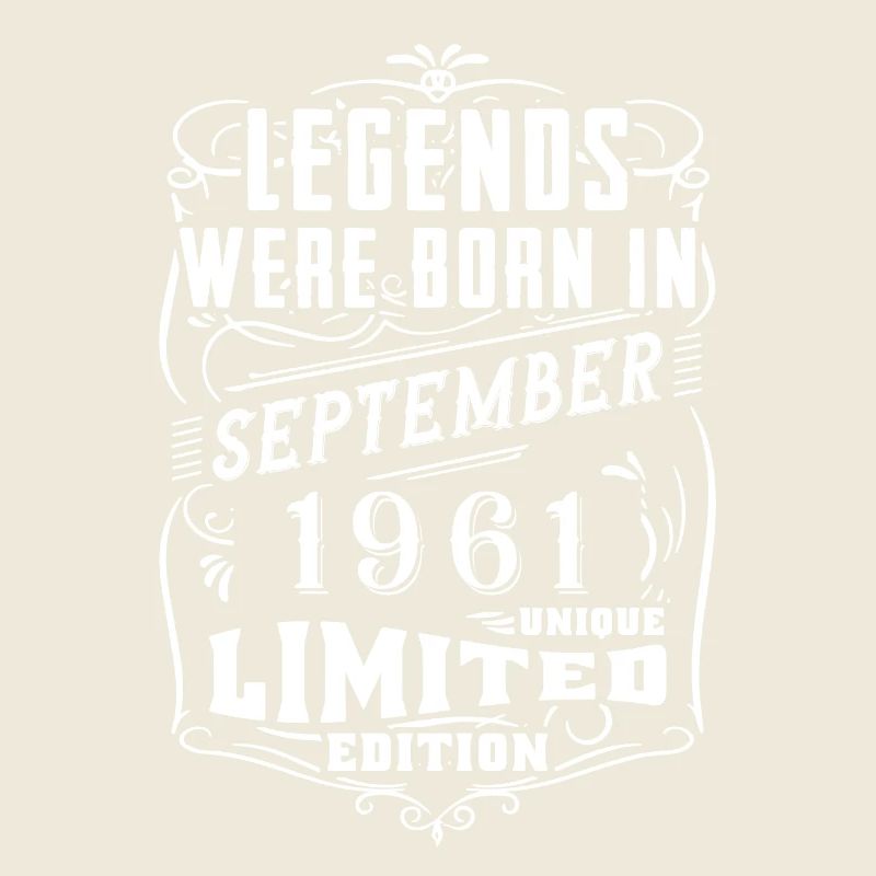Anniversaire Septembre 1961 Edition Limitée Légende