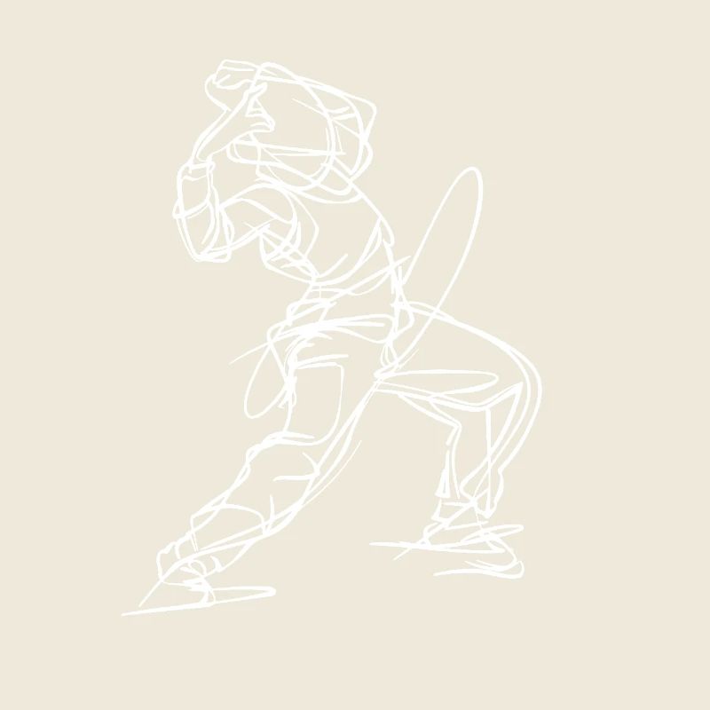 Breakdancer : Dessin au trait