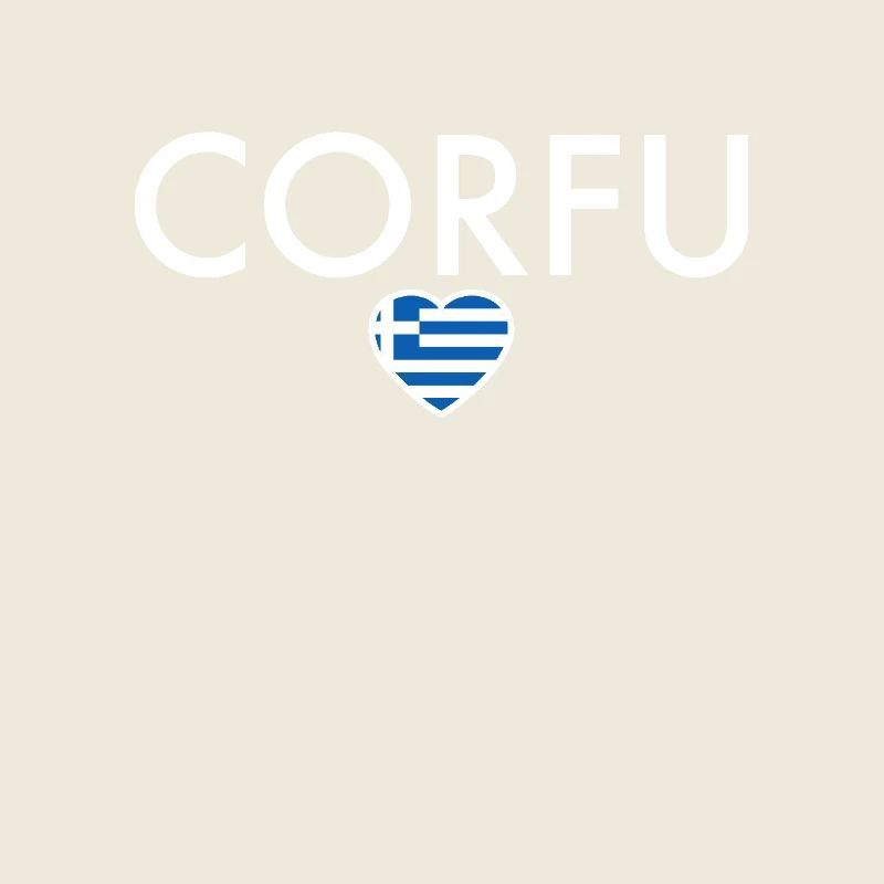Corfou Grèce Drapeau grec Grec