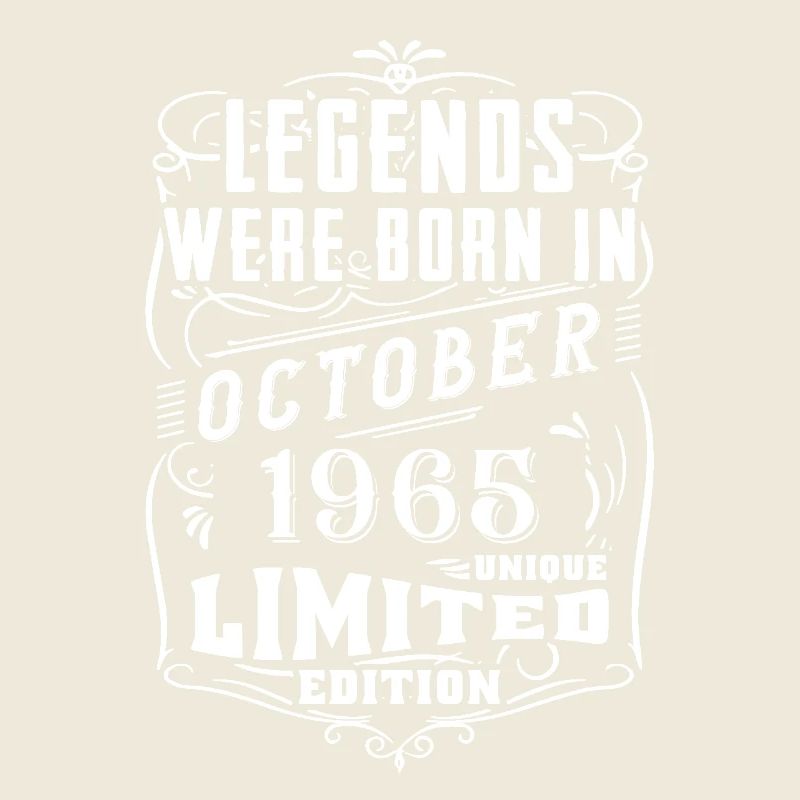 Anniversaire Octobre 1965 Edition Limitée Légende