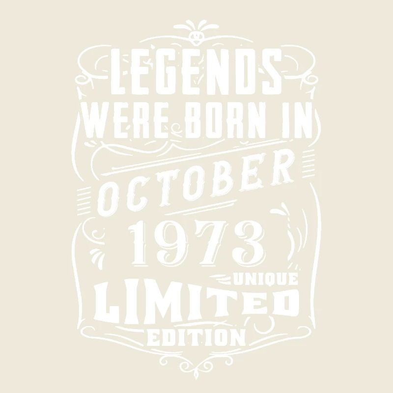 Anniversaire Octobre 1973 Edition Limitée Légende