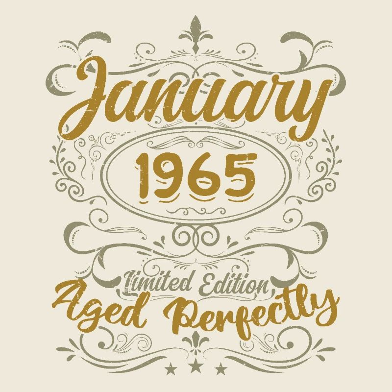 Janvier Cadeau D'anniversaire Nées En Janvier 1965