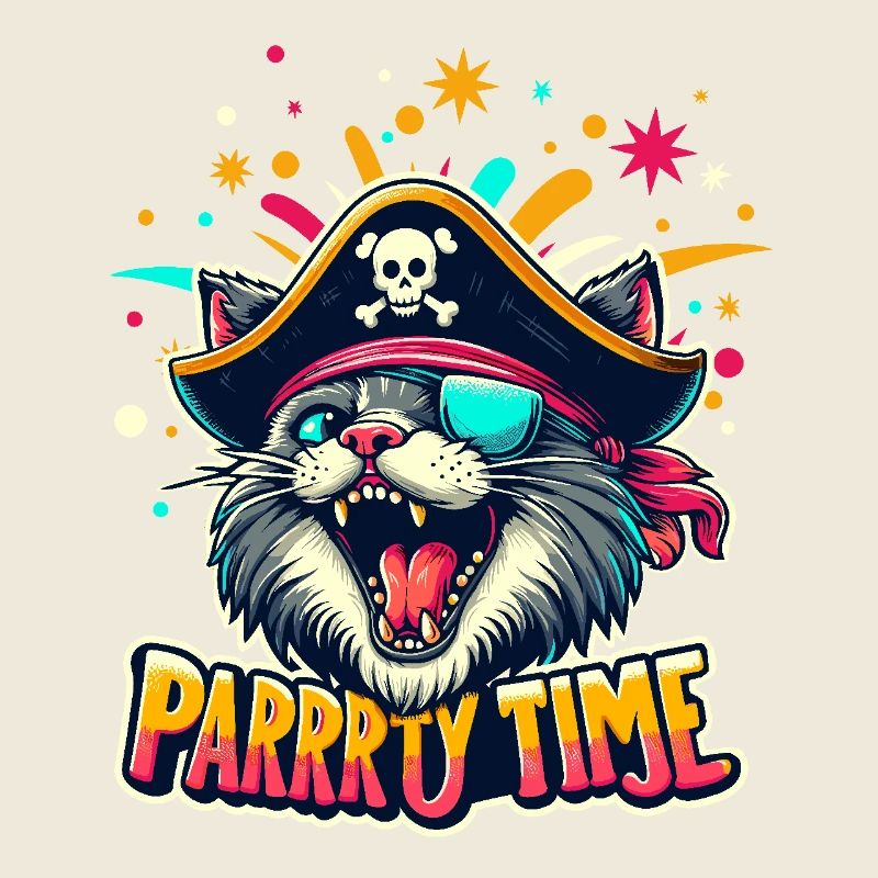 Carnaval Chat Pirate Costume Fête Temps Cologne Alaaf