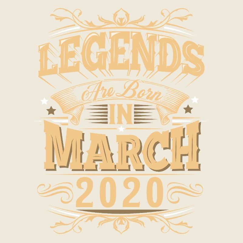 Légende de l’anniversaire de mars 2020