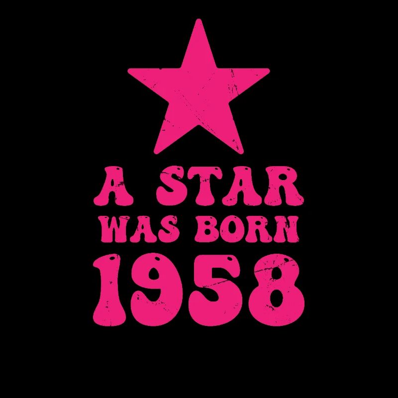 Ein Stern Wurde 1958 Geboren Geburtstag
