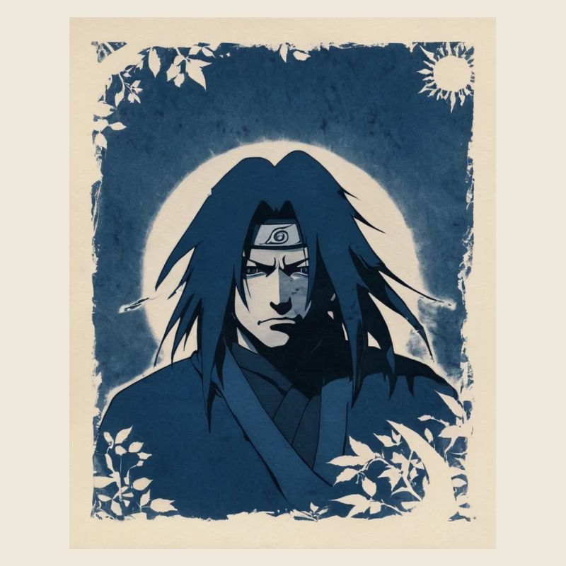 Anime character portrait