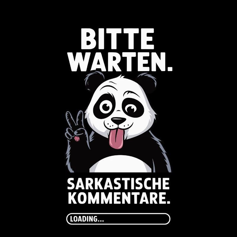 Sarkastischer Panda