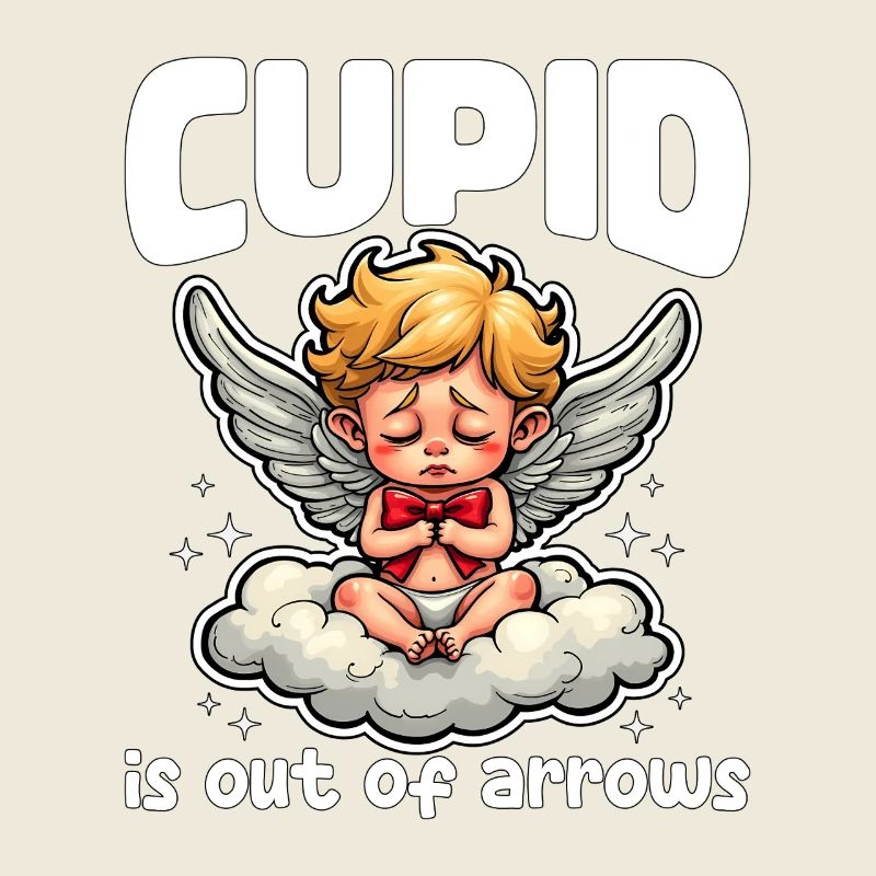 CUPIDON EST SORTI DES FLÈCHES - CADEAU DE LA SAINT-VALENTIN
